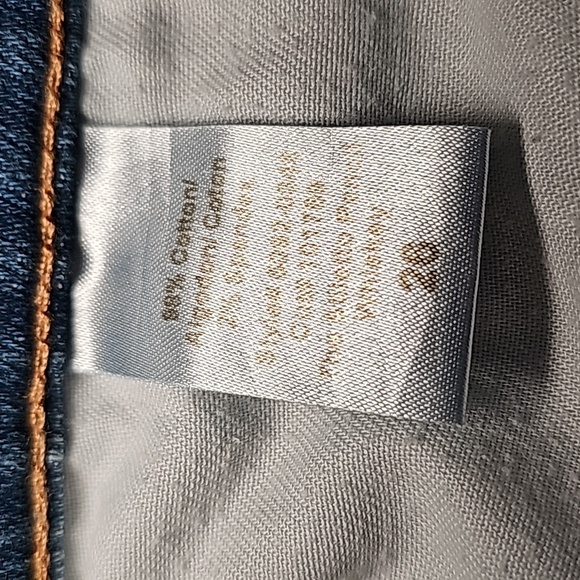 Current/Elliot The Stilleto Pencil Skirt Jean Denim Mid-Length USA Whiskey 26 - Picture 5 of 7